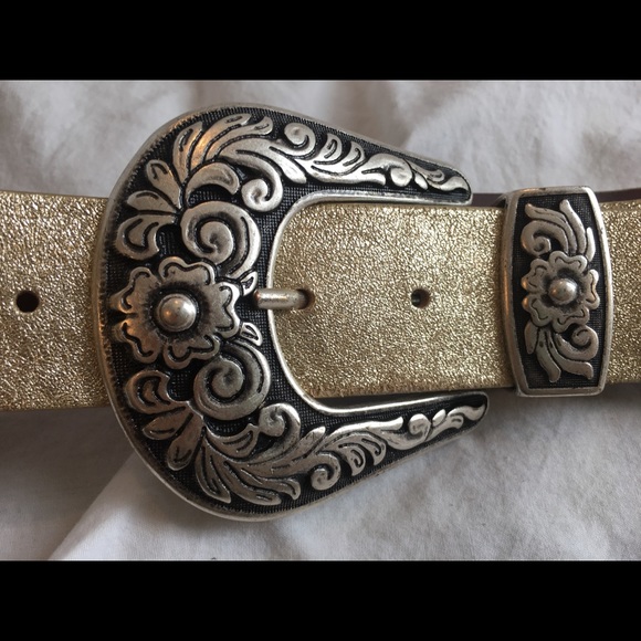 Tommy Hilfiger Gold Western Runway Belt main image 4
